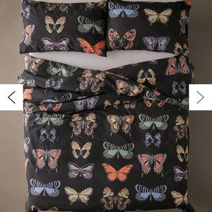 Urban Outfitters Ula Butterfly NEW Queen/Full Duvet Set